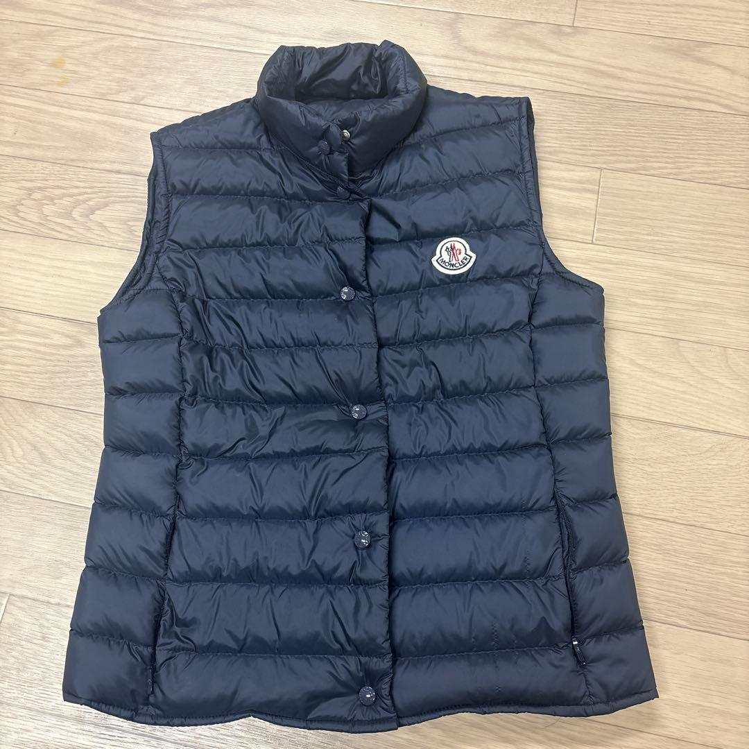 あずきよさま専用　MONCLER ネイビー ダウンベスト サイズ0