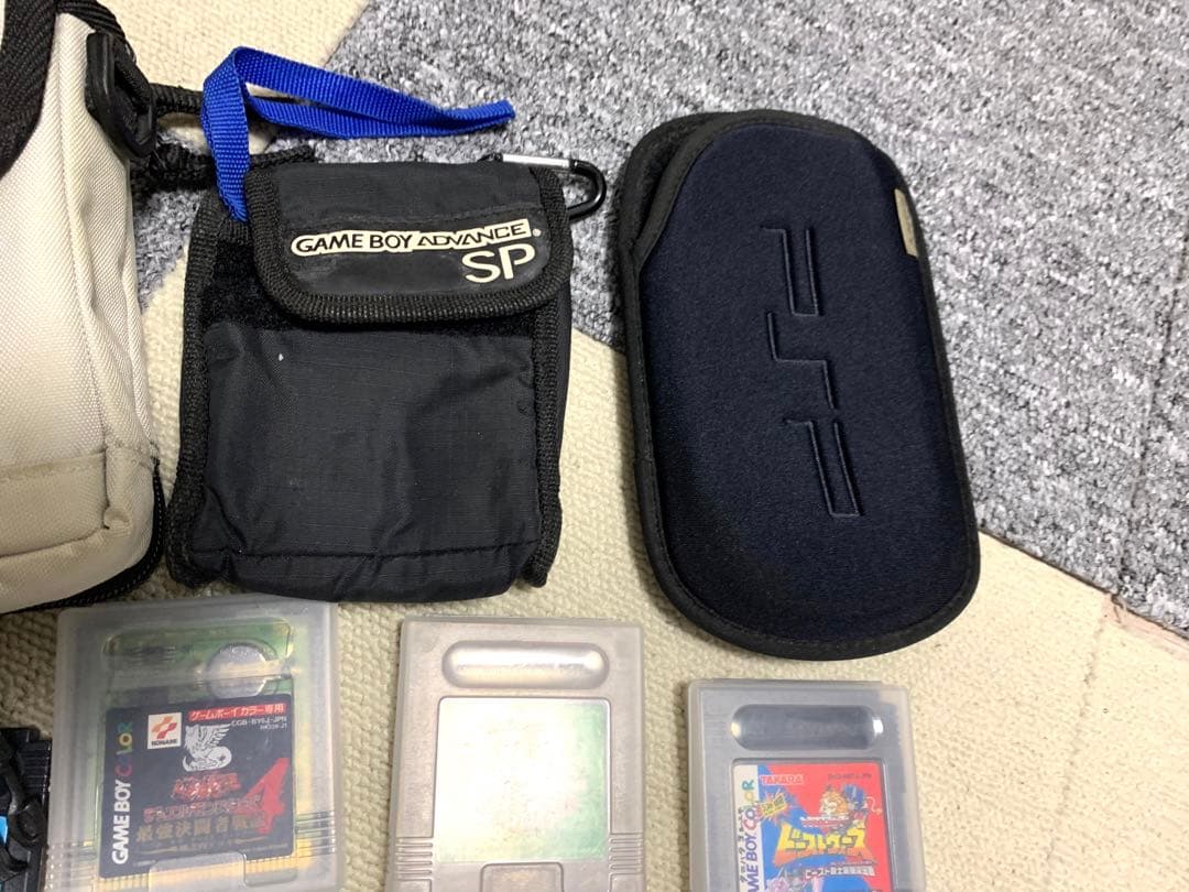 最終値下げ　任天堂＋PSP ジャンク品まとめ売り　本体カセット通信ケーブル付き