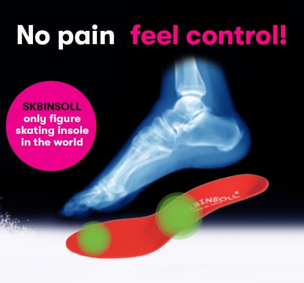 SK8INSOLL® DOUBLE AXEL カスタマイズインソール   XXS