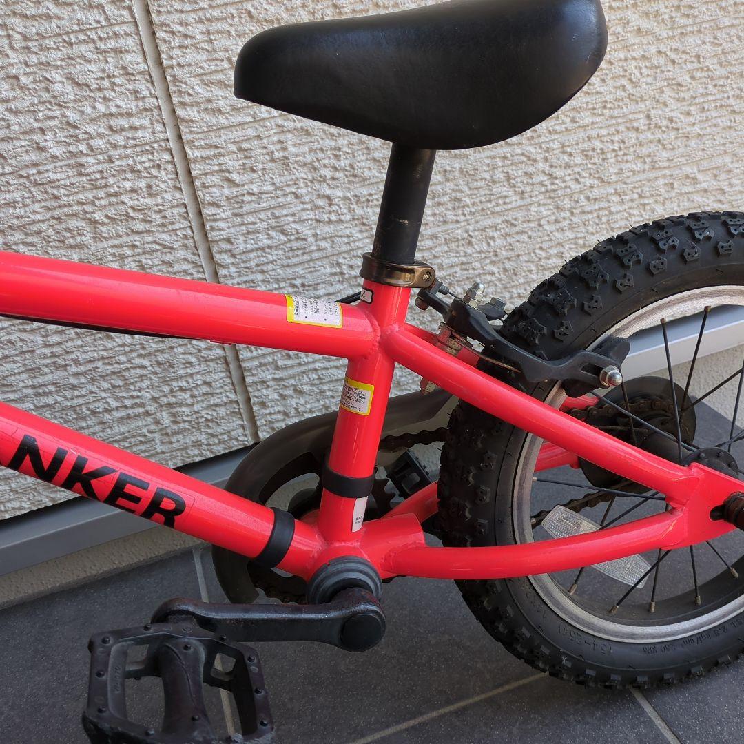 【かゆりぱ】CRANKER キッズバイク 14 赤