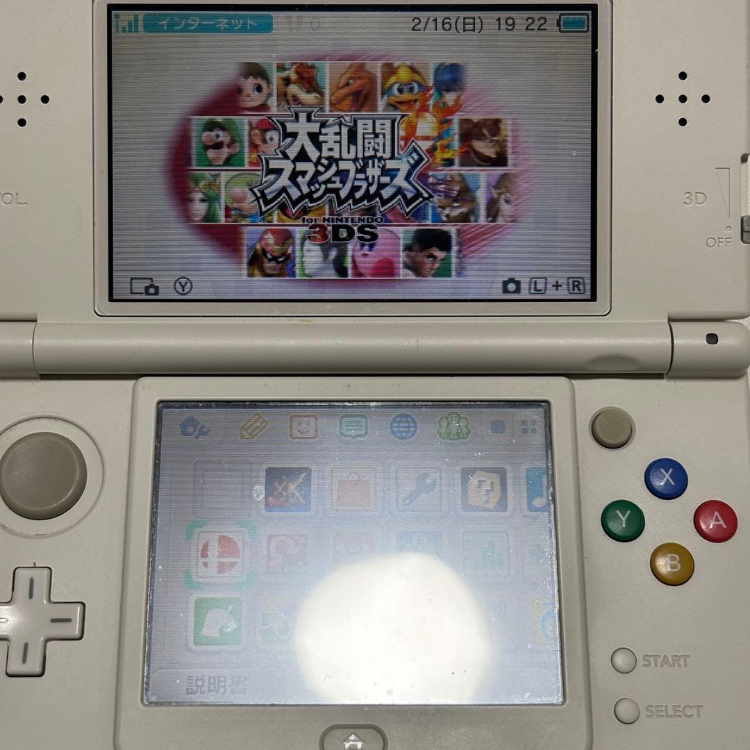 Newニンテンドー3DS ホワイト ケース付き ソフト14本