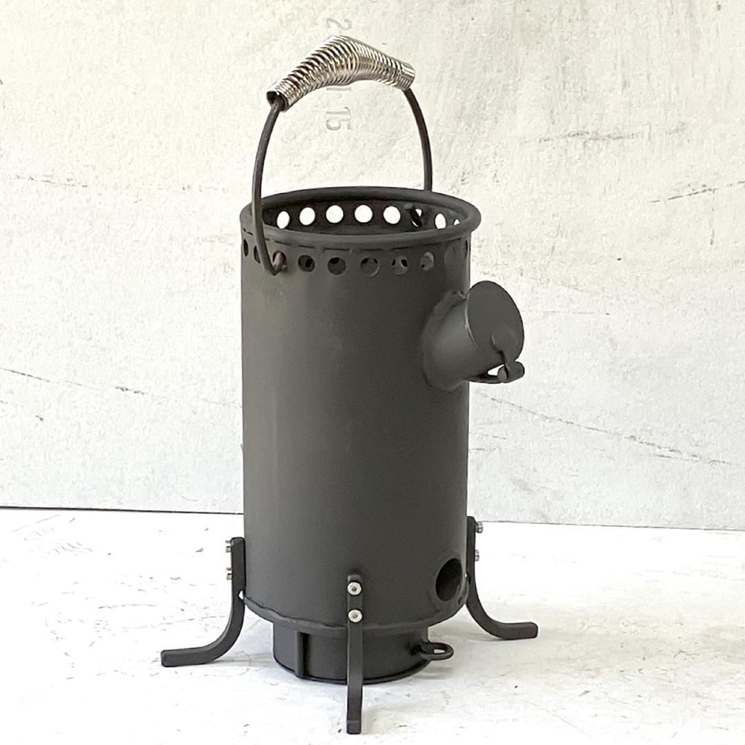 かまどン 新聞紙で炊ける防災炊飯器 バッグ付 キャンプストーブ 七輪 35%割引