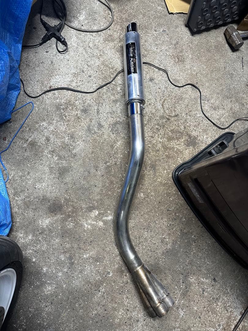 ひーくん　xjr400 メーカー不明マフラー　4hm