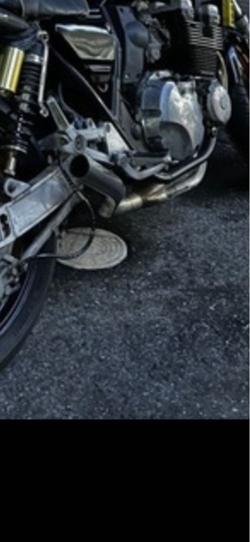 ひーくん　xjr400 メーカー不明マフラー　4hm