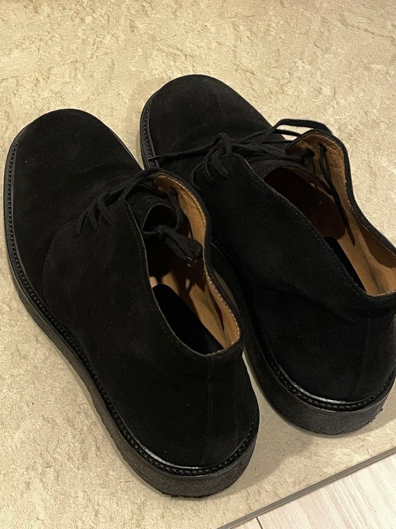 sandro paris 黒 レースアップシューズ