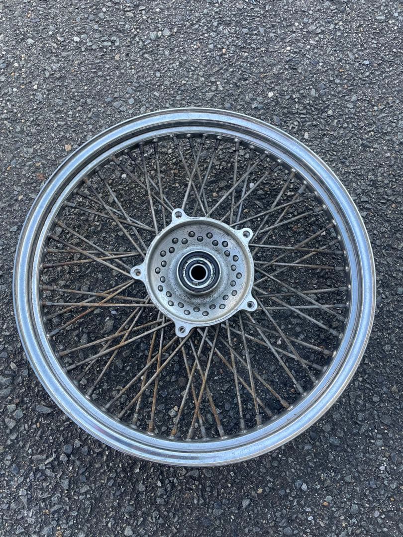 スティード　400/600 19インチ　純正フロントホイール