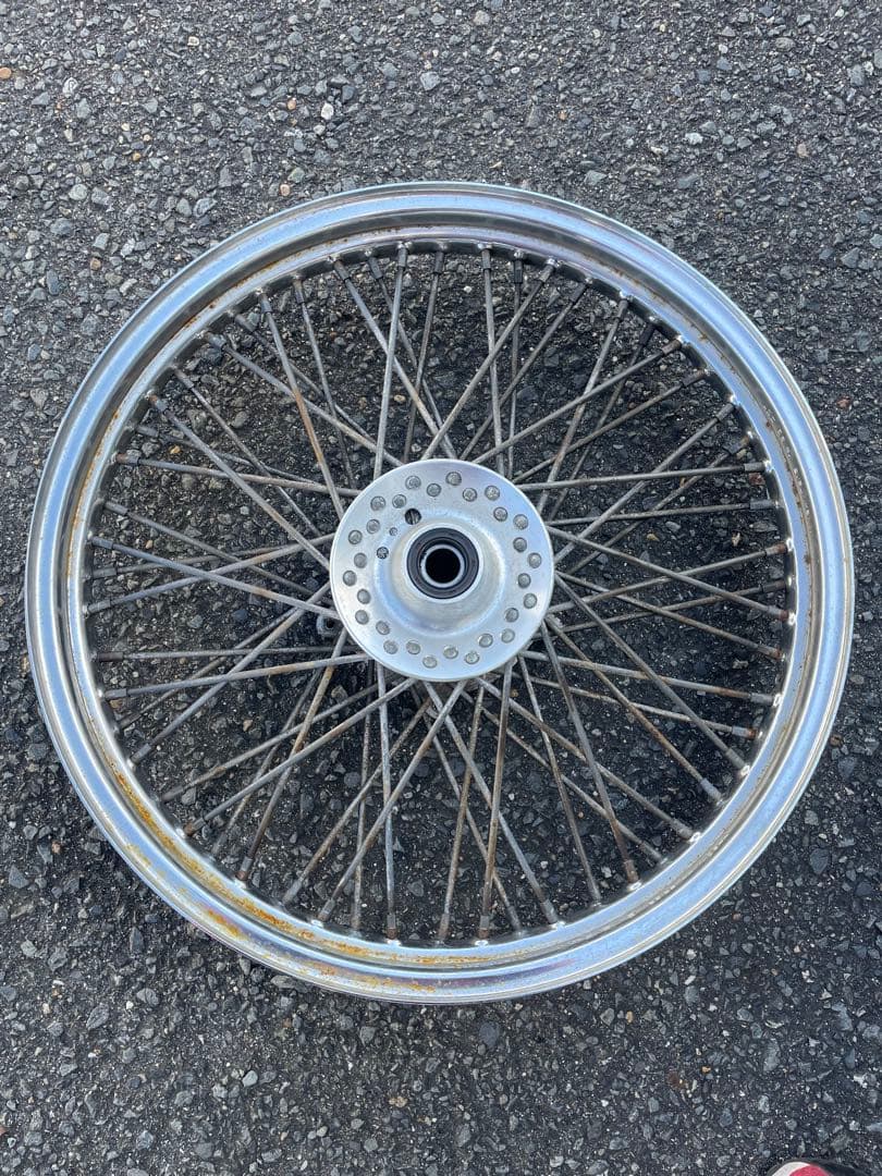 スティード　400/600 19インチ　純正フロントホイール