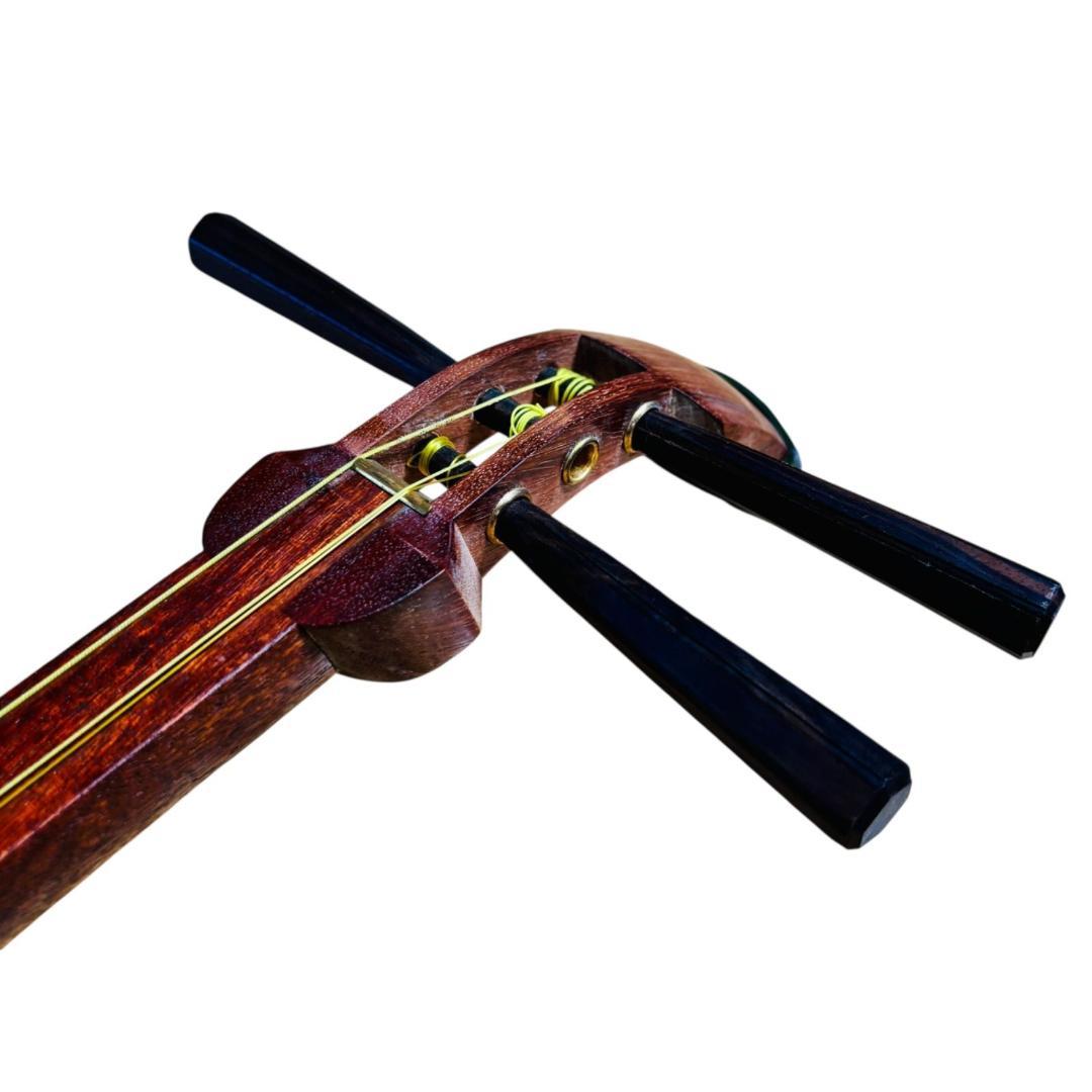 津軽三味線 太棹 本体 ハードケース付き バチ・弦付属