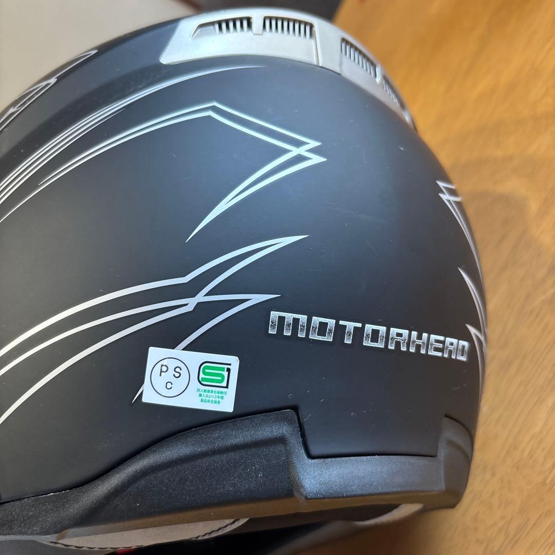 フルフェイスヘルメット ブラック/ インカム付き