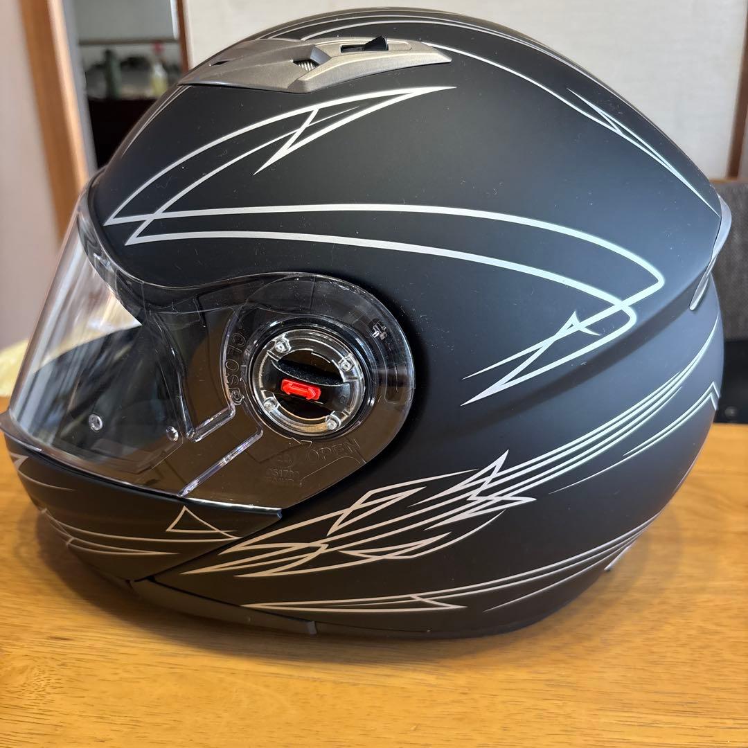 フルフェイスヘルメット ブラック/ インカム付き