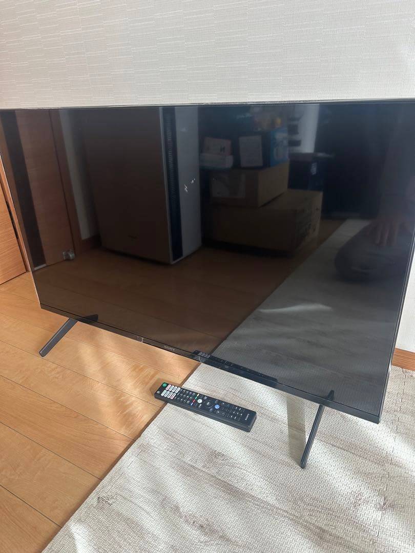 SONY 43V型 4K 液晶テレビ BRAVIA KJ-43X80K アプリ○