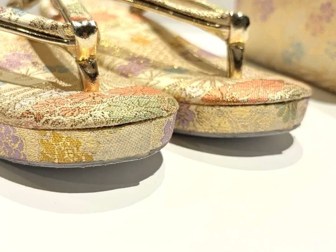 七五三 7歳女の子用　はこせこセット 和小物　草履