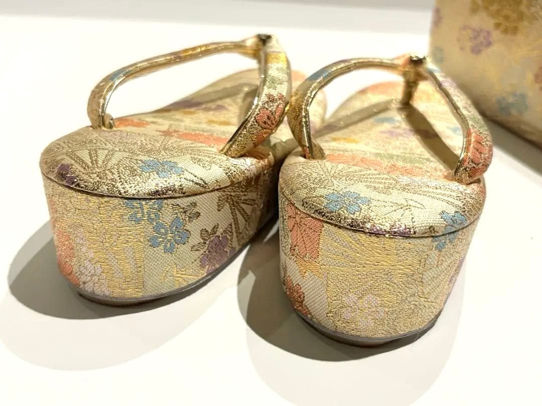 七五三 7歳女の子用　はこせこセット 和小物　草履