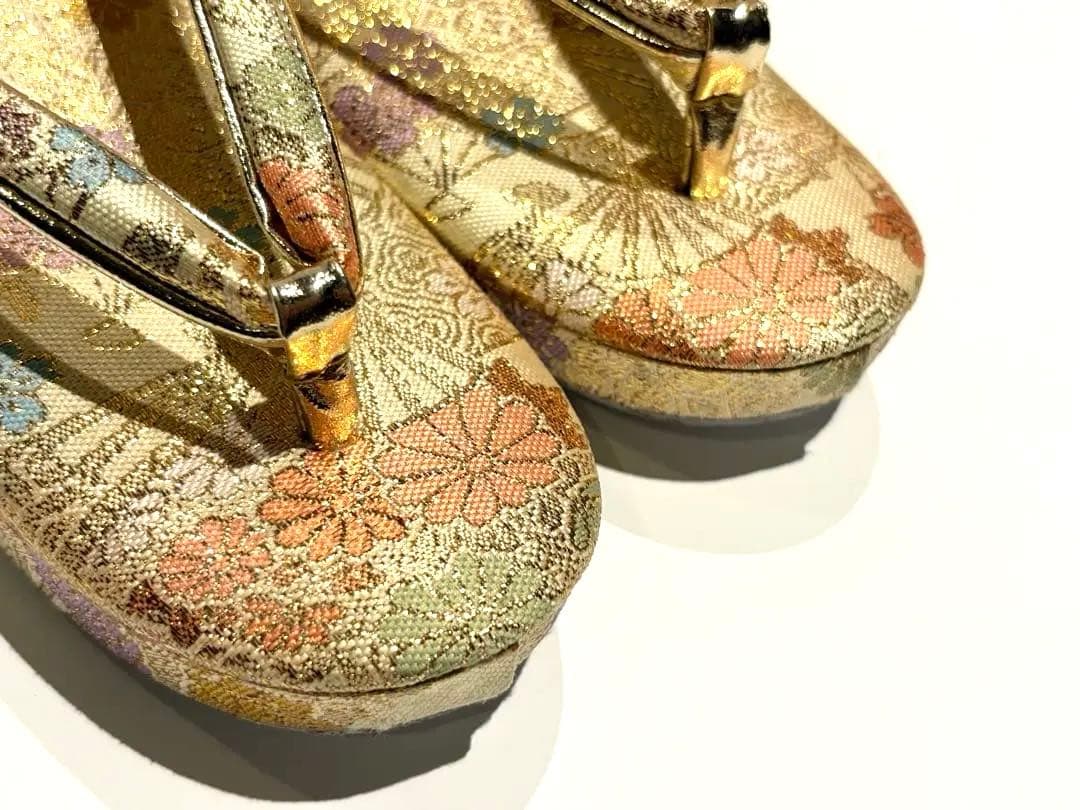 七五三 7歳女の子用　はこせこセット 和小物　草履