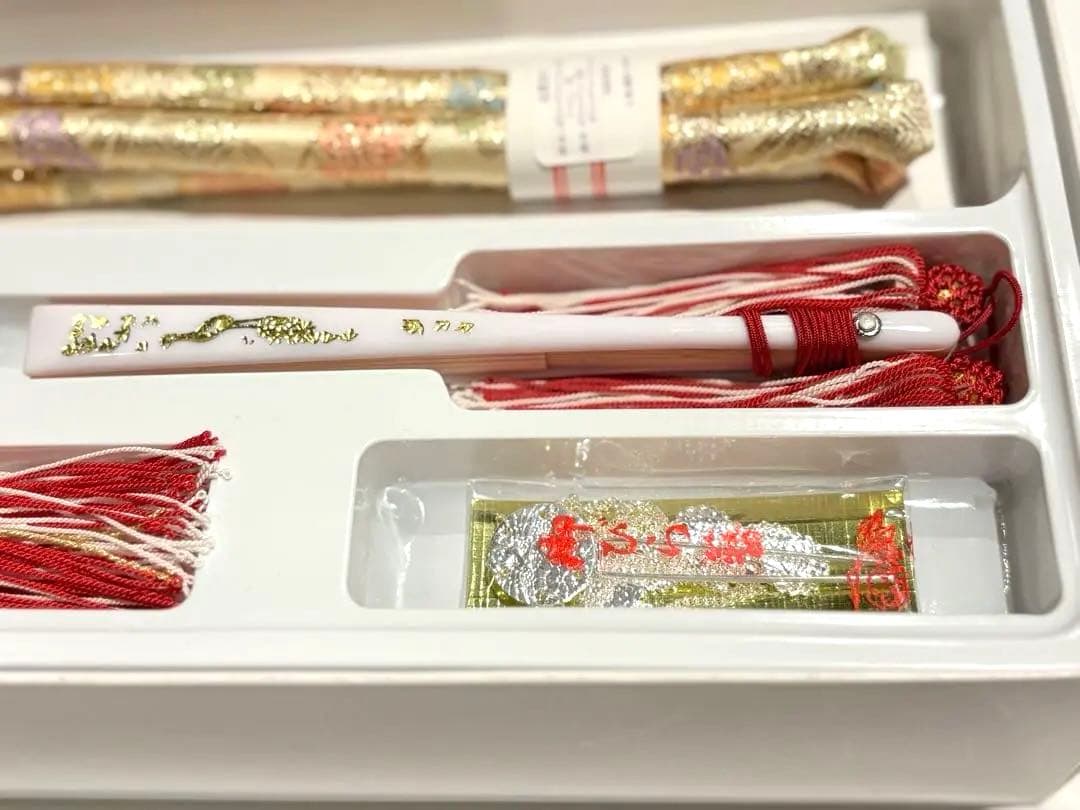 七五三 7歳女の子用　はこせこセット 和小物　草履