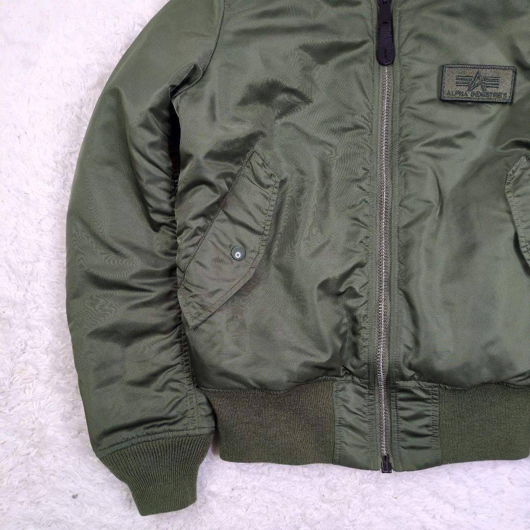 希少 赤ロゴ ALPHA アーチロゴ ワッペン フライトジャケット MA-1