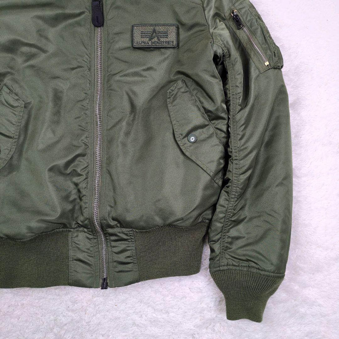 希少 赤ロゴ ALPHA アーチロゴ ワッペン フライトジャケット MA-1