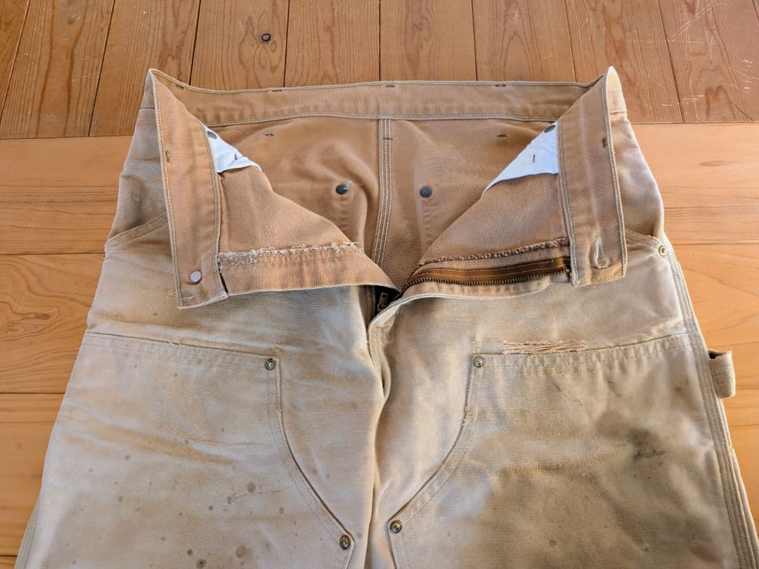 USA製/Carhartt/カーハート/W34L32/ダブルニーペインターパンツ