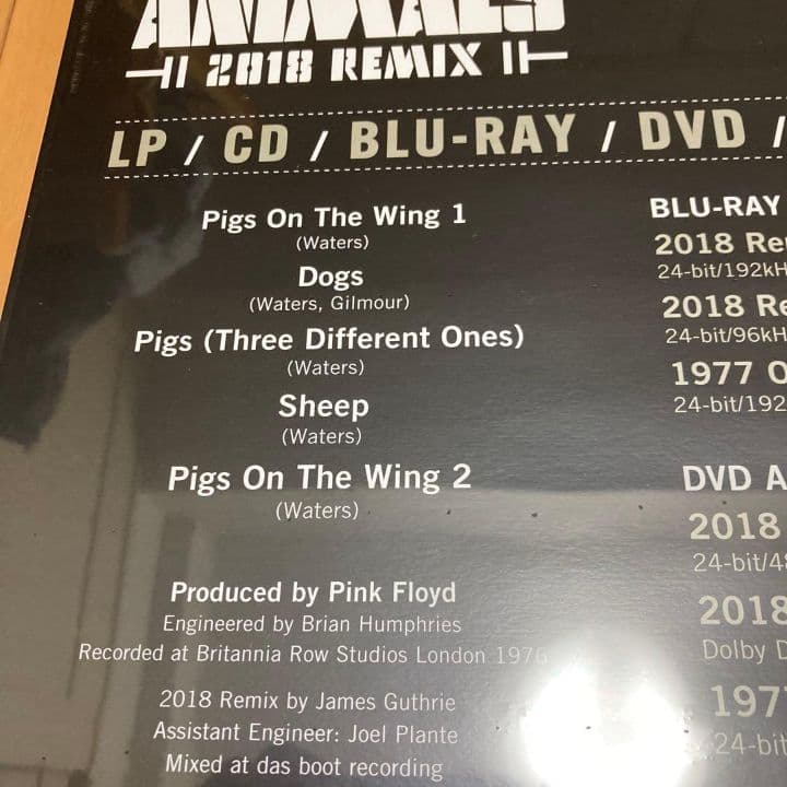 新品未開封★ピンク・フロイド「Animals」Deluxe Version