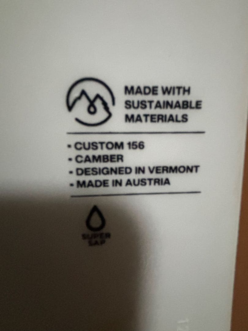 スノーボード Burton Custom Camber 156
