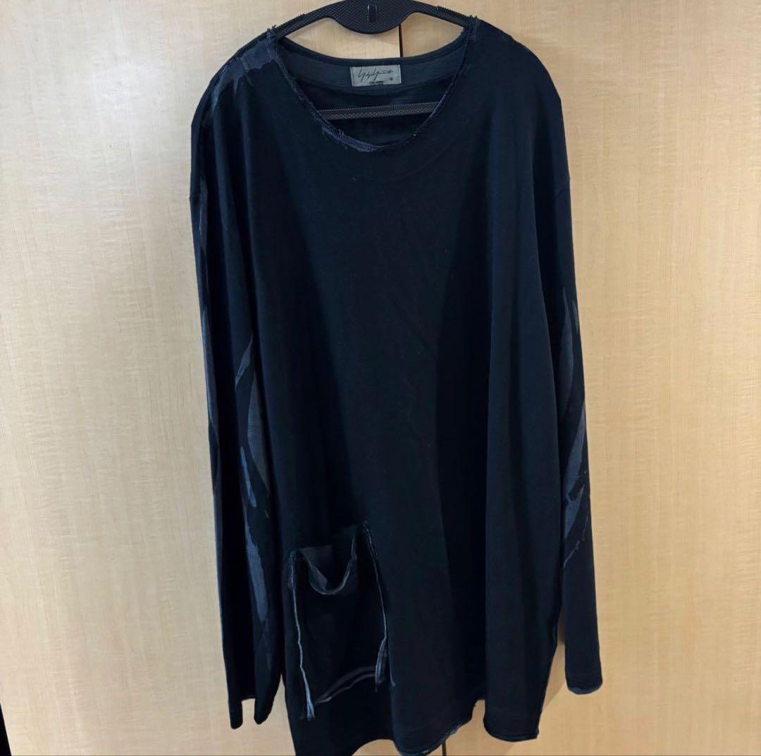 ヨウジヤマモト　クルーネックニット ポケット付き