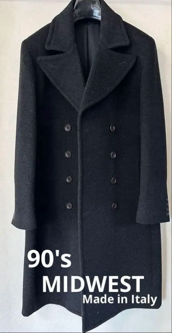 ミッドウエスト ダブルコート　　　　　　　　　　　　　ウール100%　イタリア製