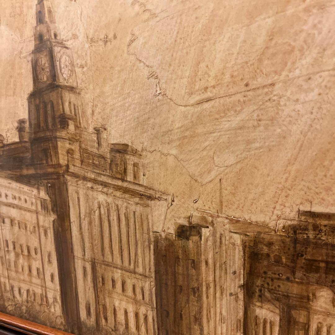 【yz ab】アンティーク調壁掛け画