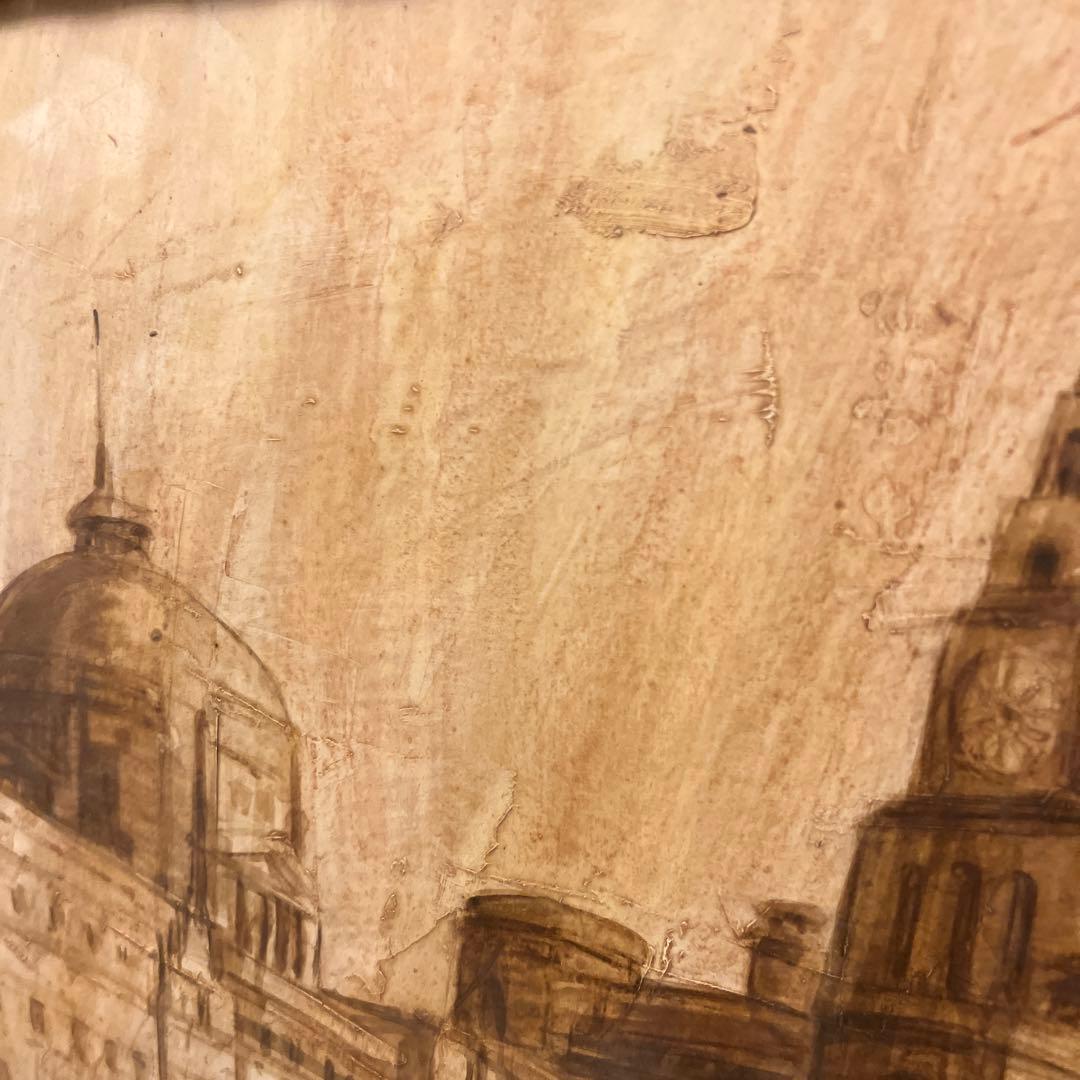 【yz ab】アンティーク調壁掛け画