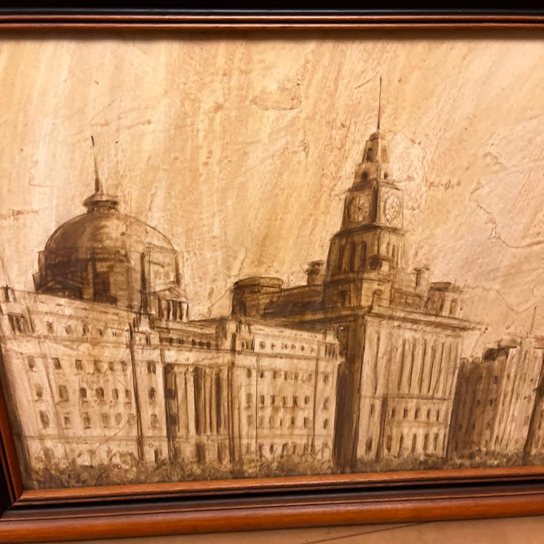 【yz ab】アンティーク調壁掛け画