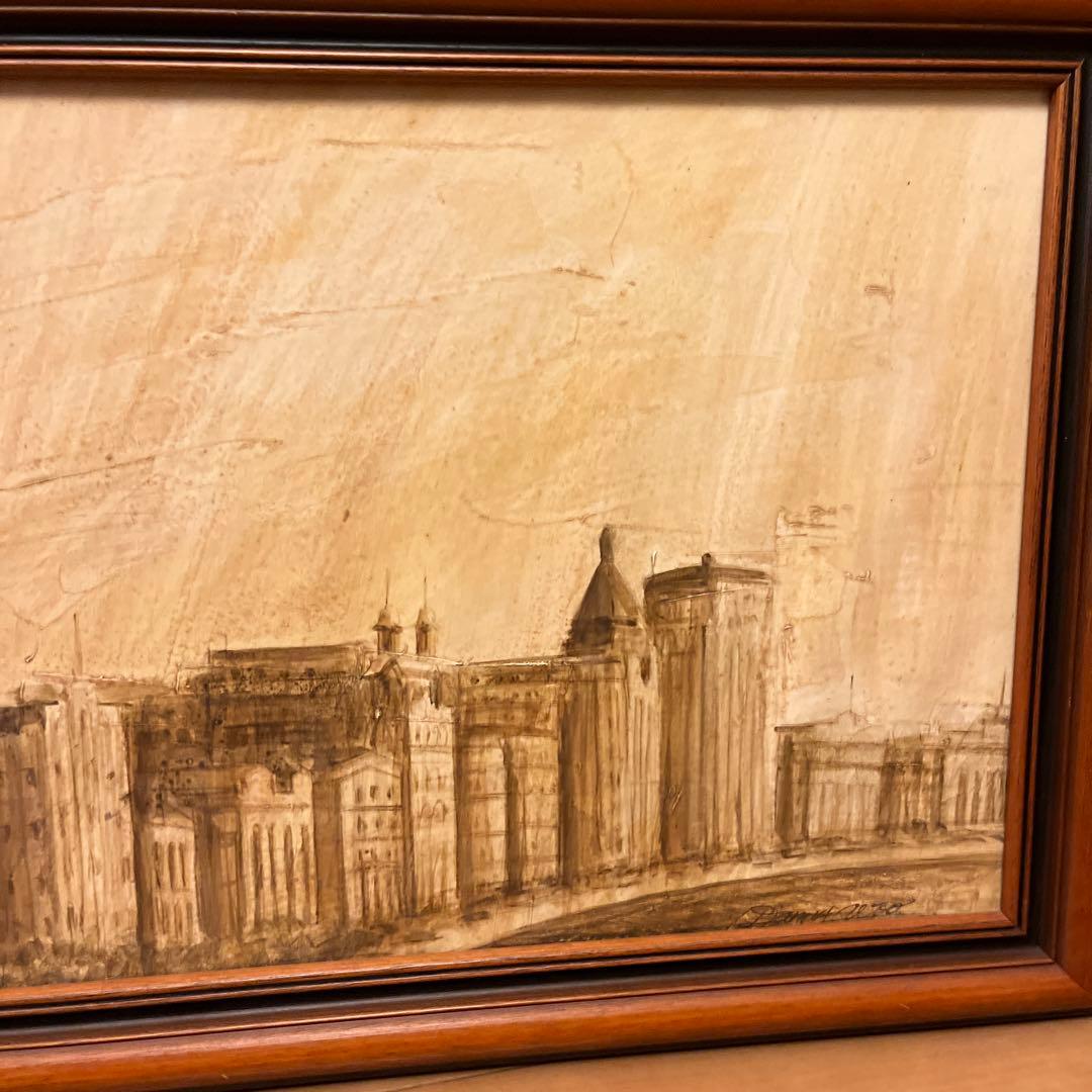 【yz ab】アンティーク調壁掛け画