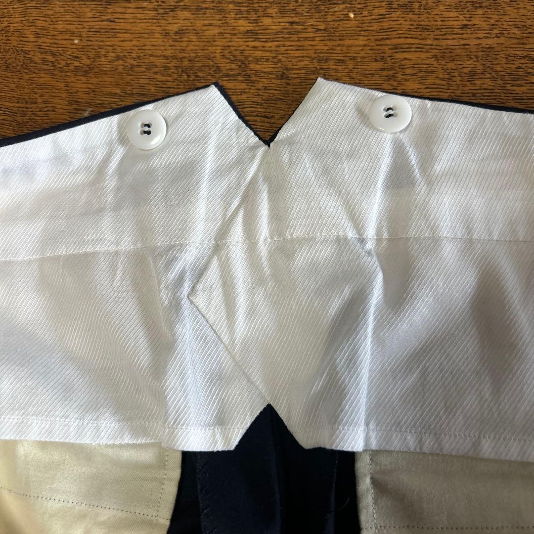 【美品】銀座壱番館 ビスポーク2P ダークネイビー ピーク1B ノーベント