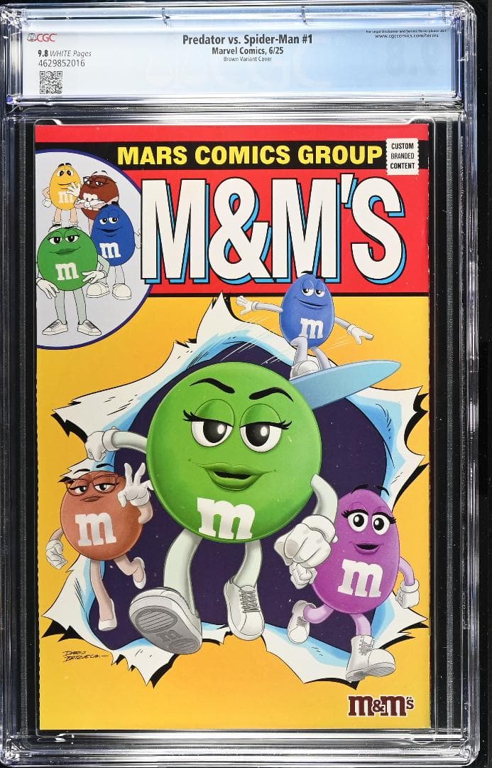 アメコミリーフ　Predator vs. Spider-Man #1 CGC