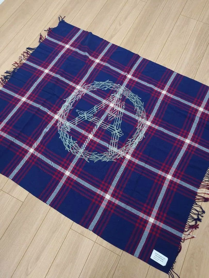 マウンテンリサーチ 大判チェックストール ショール ブランケット 14AW