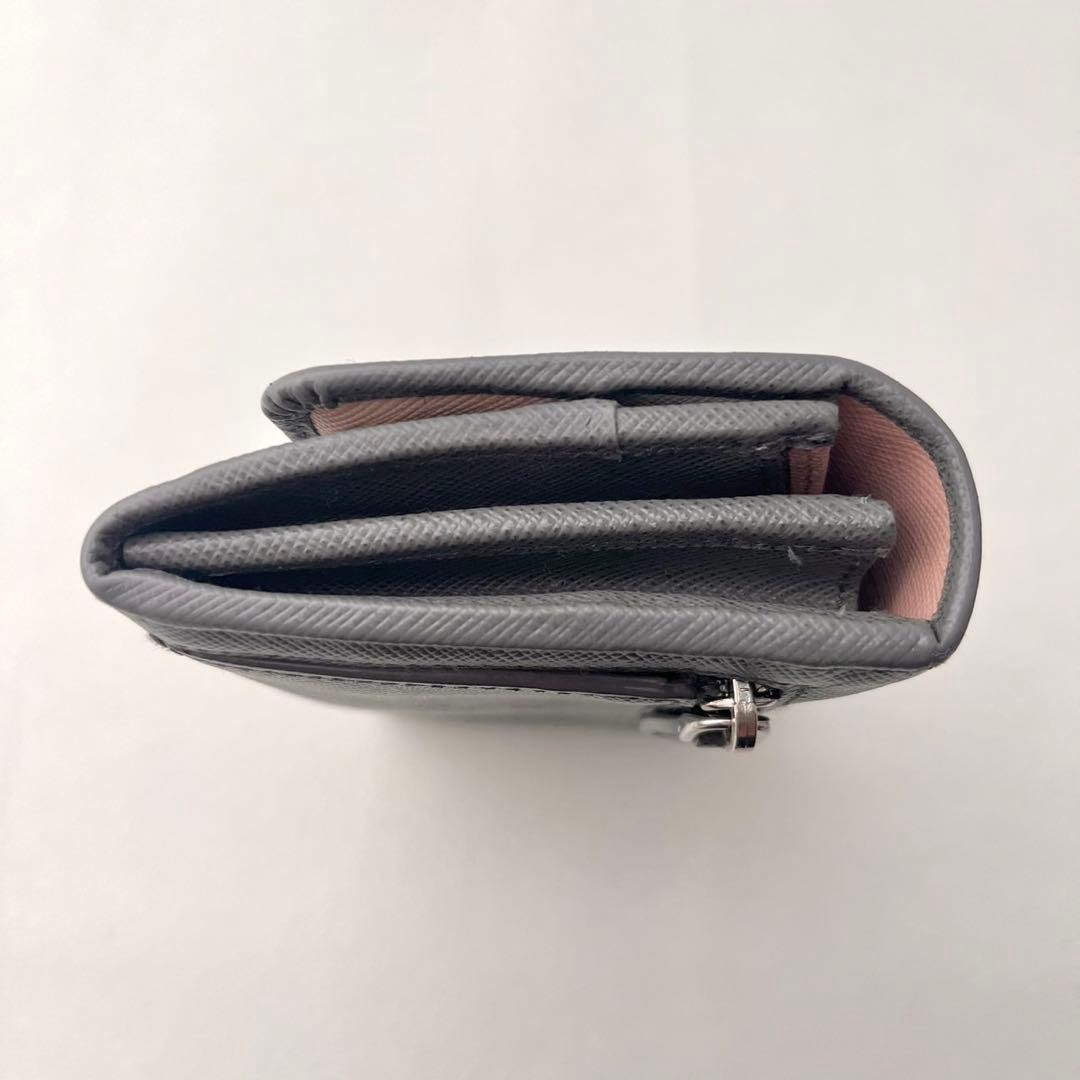 PRADA プラダ　サフィアーノ　マルチカラー　長財布　フラップ美品0205-⑤