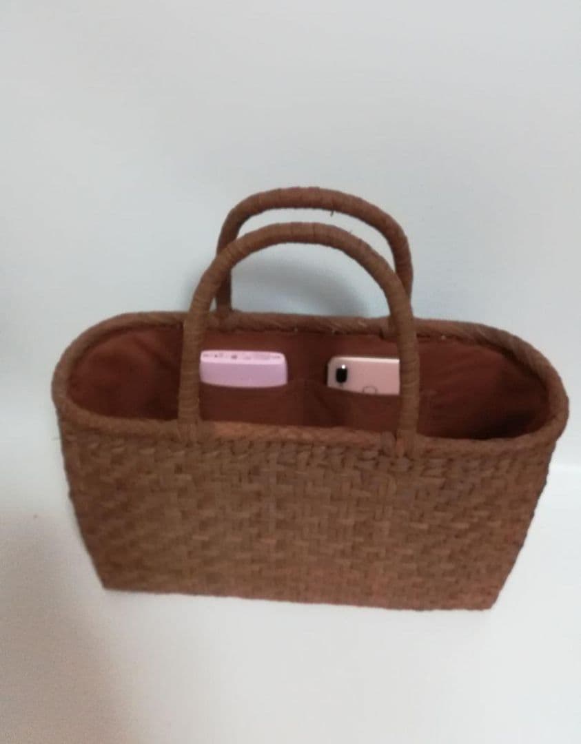 【希少!!横長タイプ】山葡萄網代バック