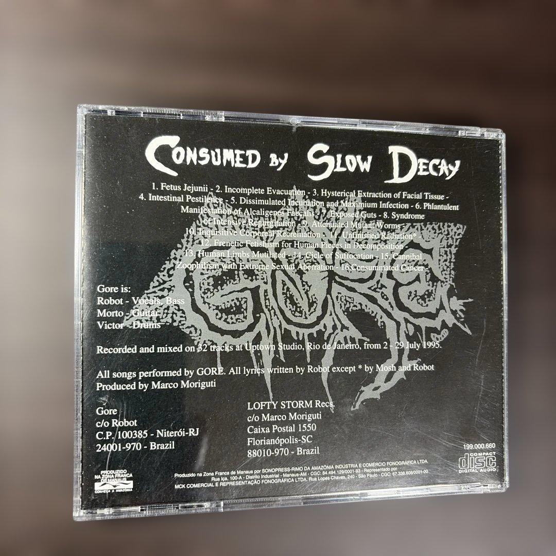 洋楽 Gore/ consumed by slow decay