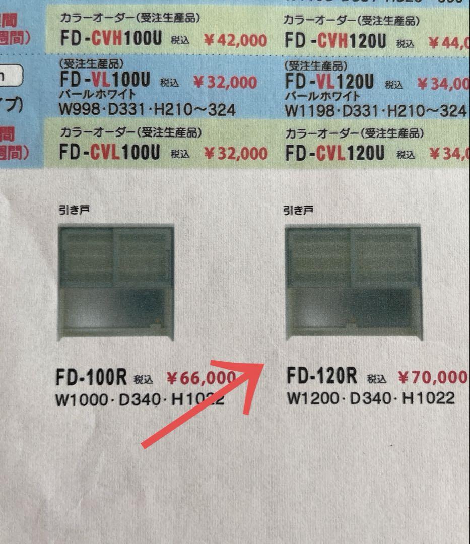 に*ん様 【大容量】Pamouna FDseries食器棚　パールホワイト　幅1