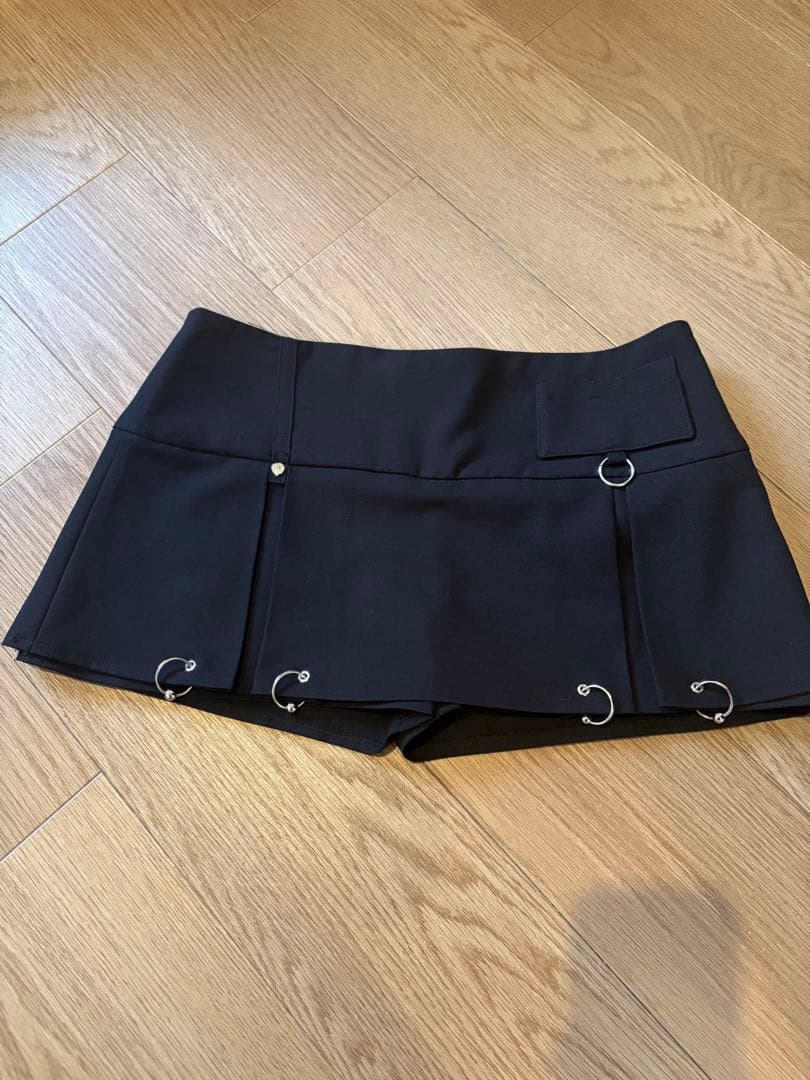 S pierce skirt mini 黒 Mサイズ