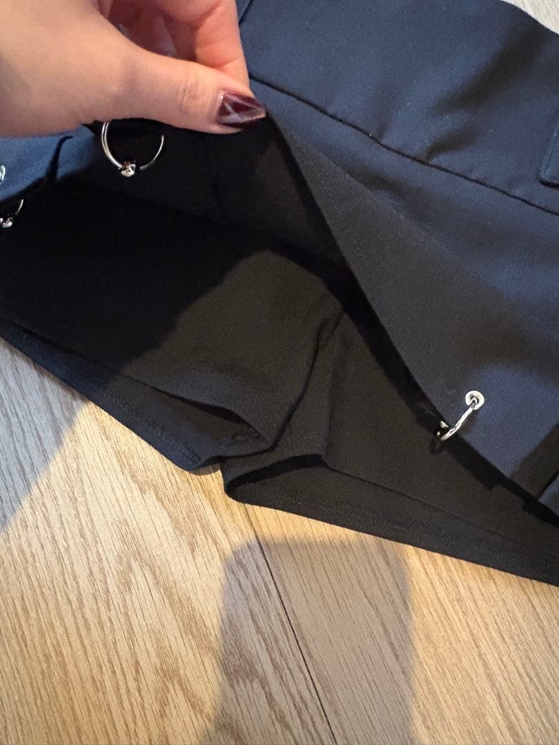 S pierce skirt mini 黒 Mサイズ