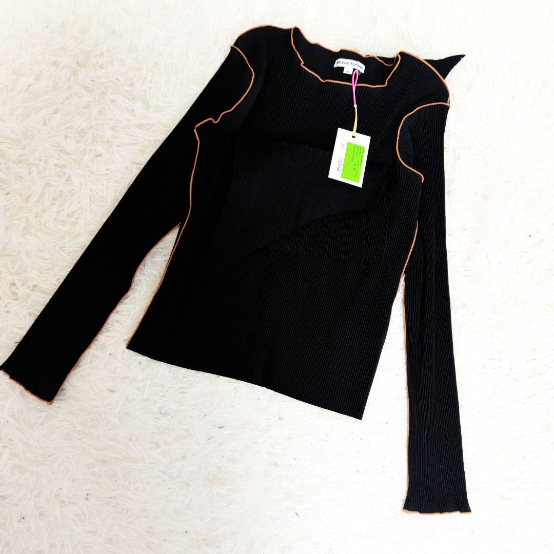 【新品】【現行品】kotohayokozawa トップス　カットソー　ブラック