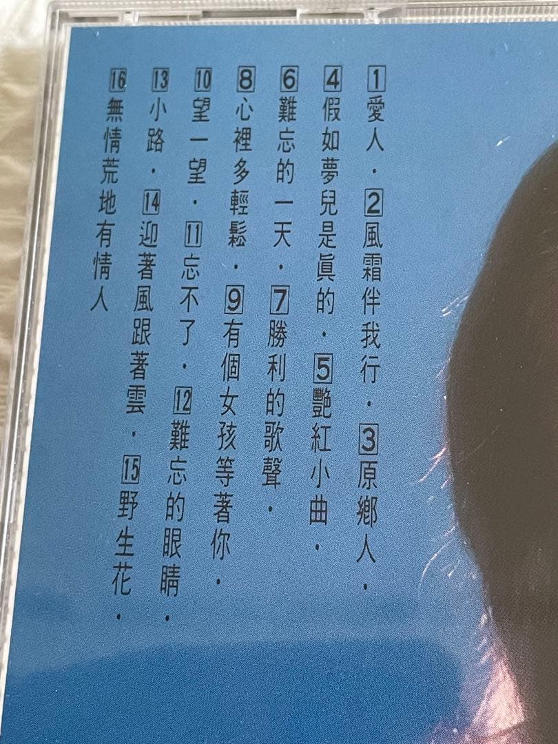 鄧麗君/影視名曲精選/86年、香港Polygram/盤面美品　829 550-6