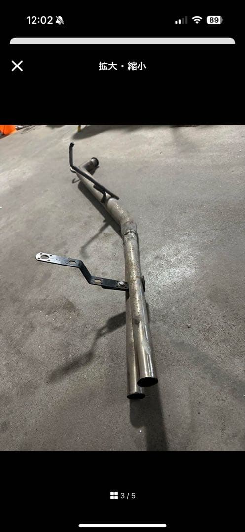 スズキ　アルト　HA24S ストレートマフラー　ワンオフ