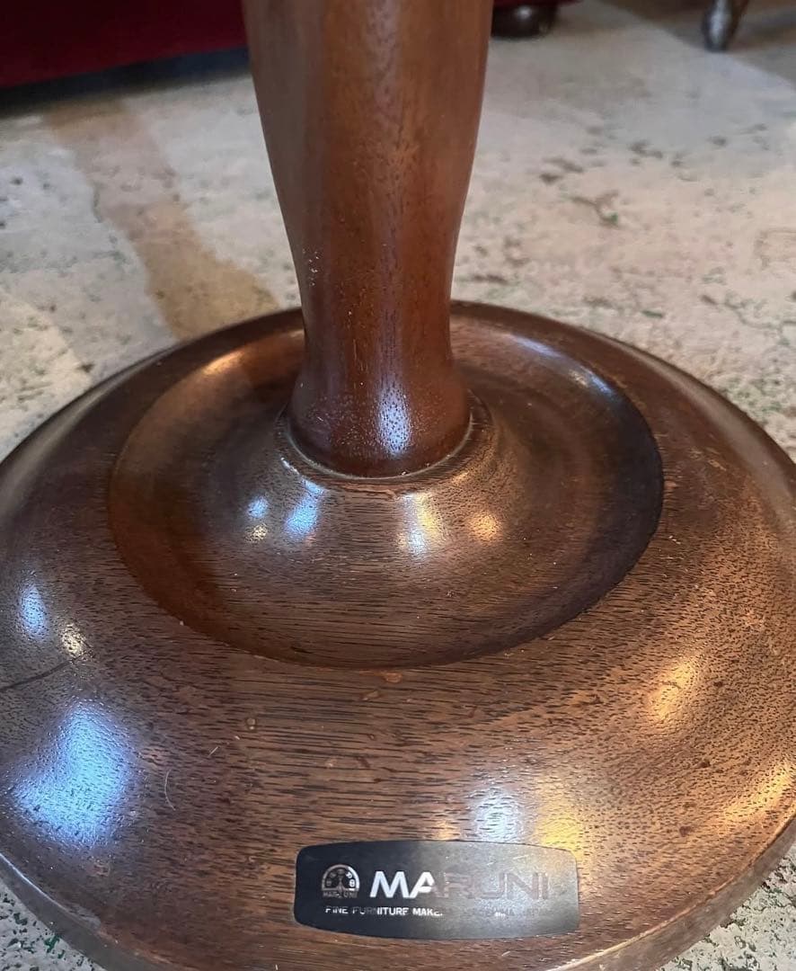 ニ*輩様 ヴィンテージ木製スタンド式灰皿/オールドマルニ