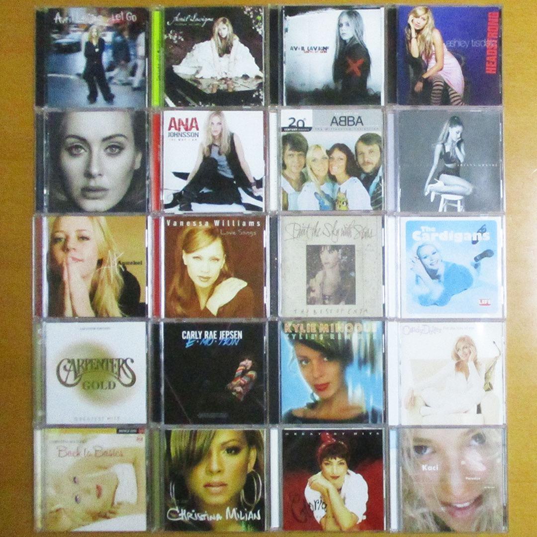 洋楽新旧歌姫のCD、52枚セット