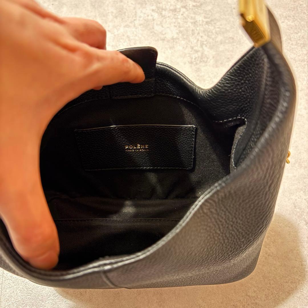 Polene/ショルダーバッグBeri/ブラック/チェーン