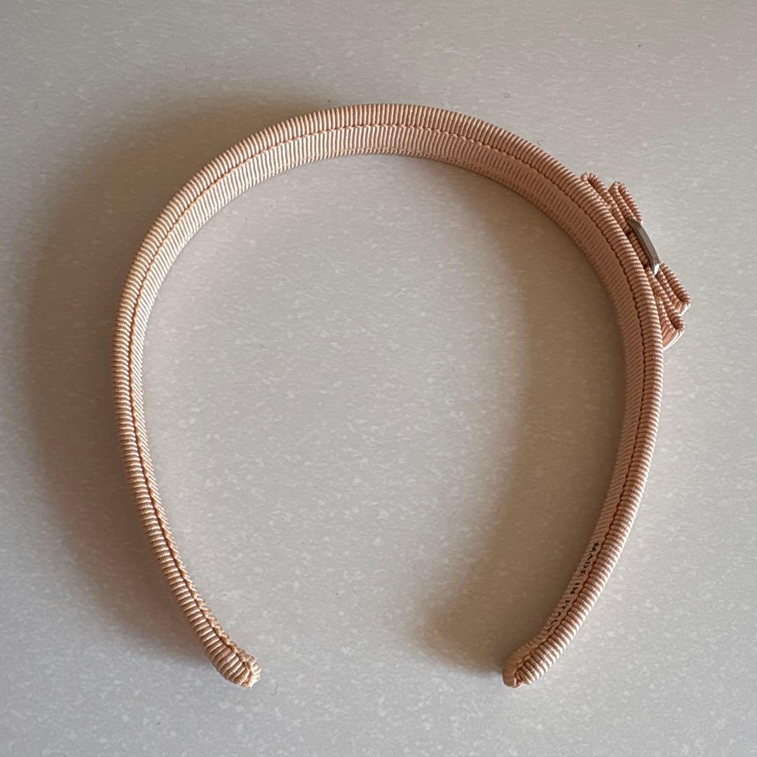 フェラガモ　カチューシャ　ピンク　細タイプ