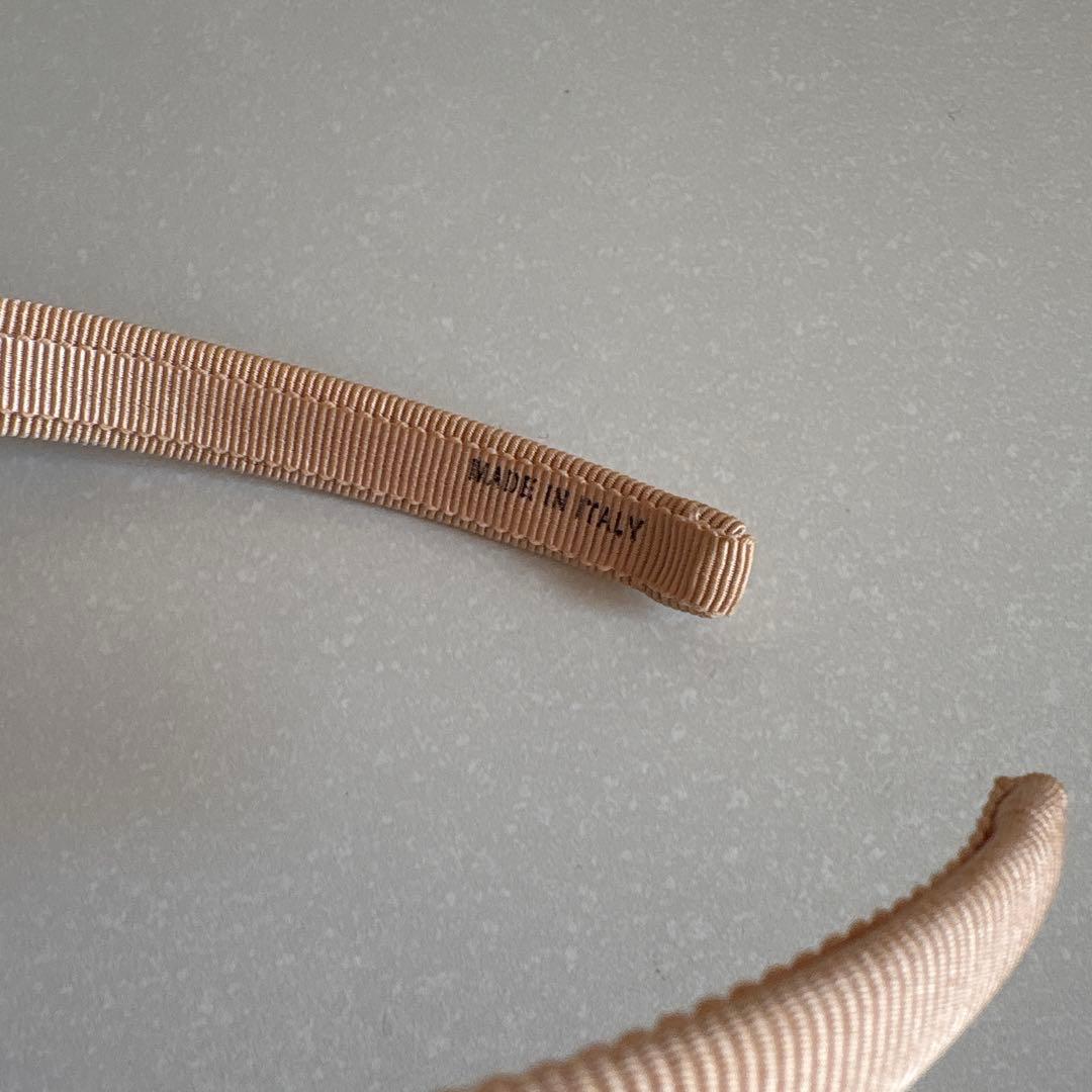 フェラガモ　カチューシャ　ピンク　細タイプ