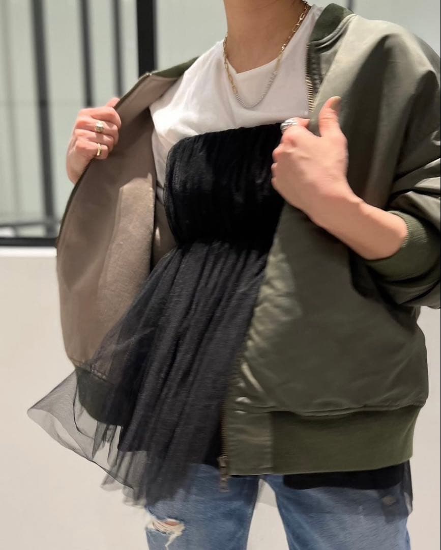 L'Appartement Lisiere Tulle Bustier ビスチェ