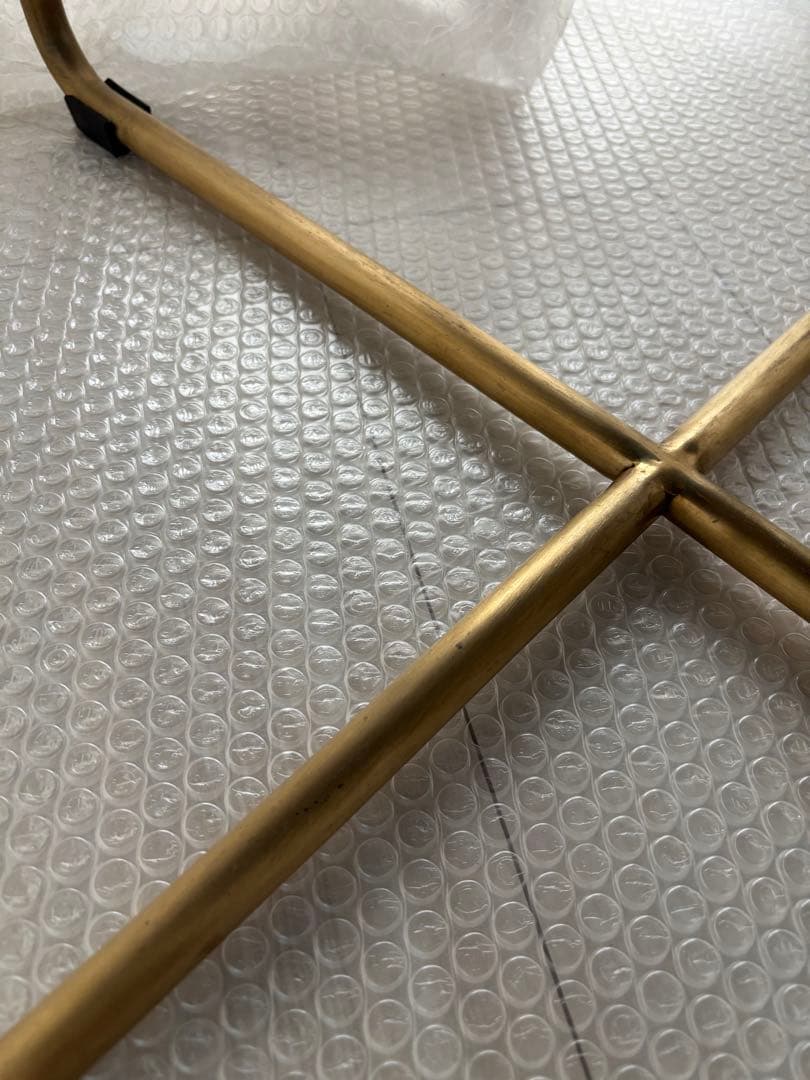 本日21時まで特価！クラッシュゲート 大理石 円形テーブル