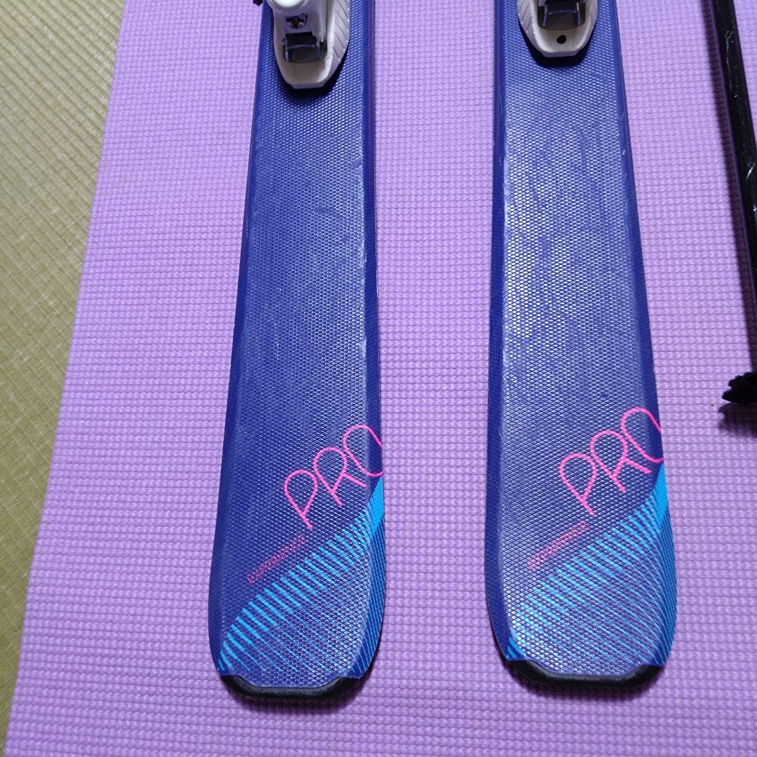 ロシニョール　スキー板　ルック金具 ロシニョールストック　３点セット　140